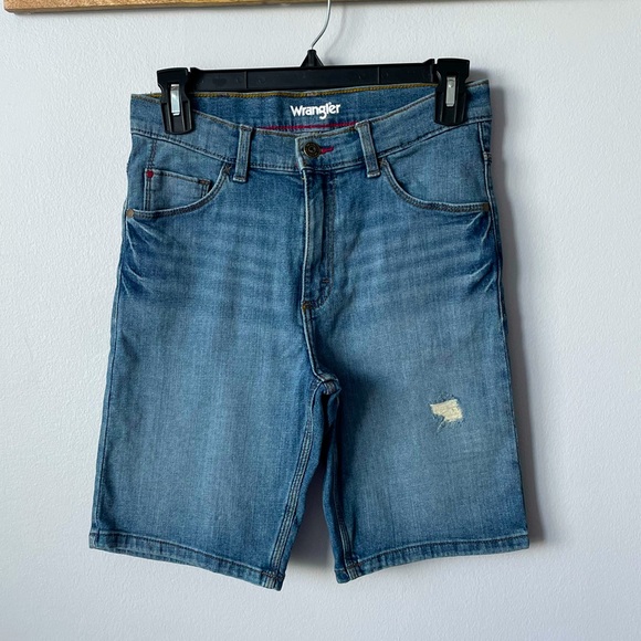 NWT Wrangler Boys Classic Slim Shorts Size 14 Regular - Picture 1 of 12